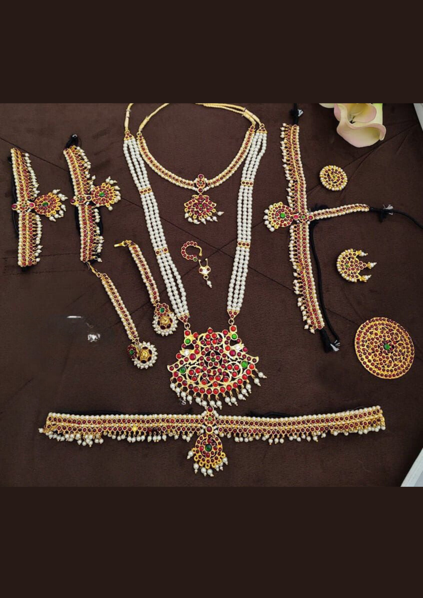 Kundan and beads dance sets