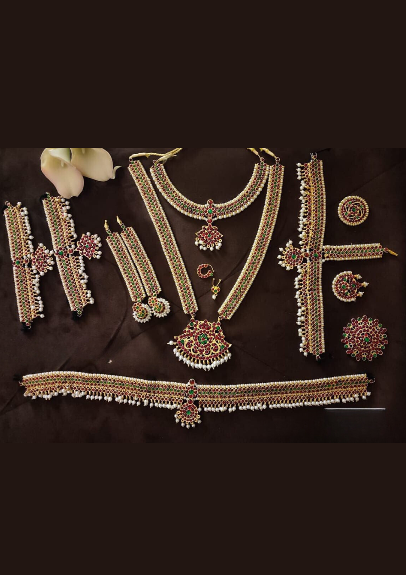Kundan and beads dance sets