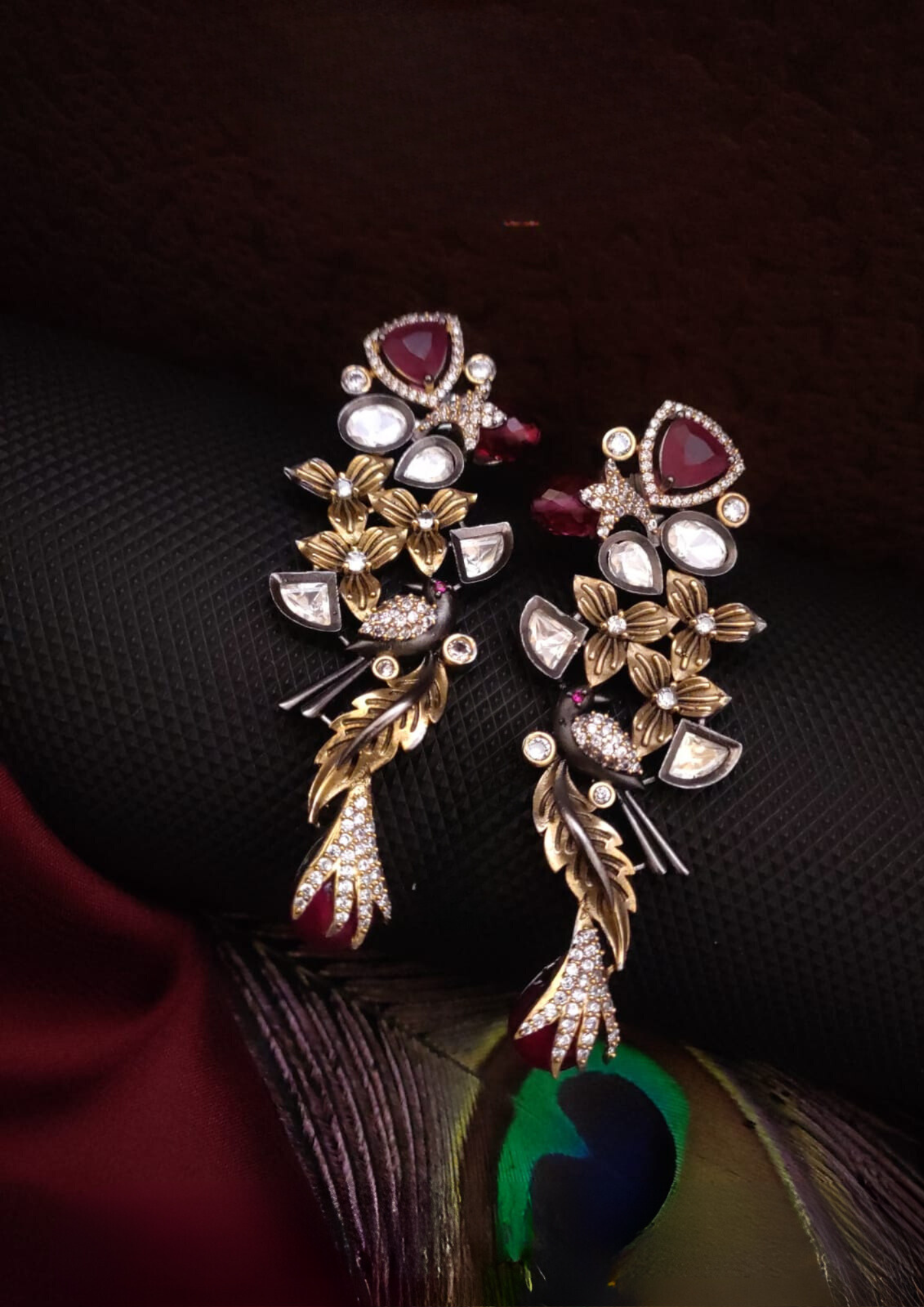 Kundan earrings