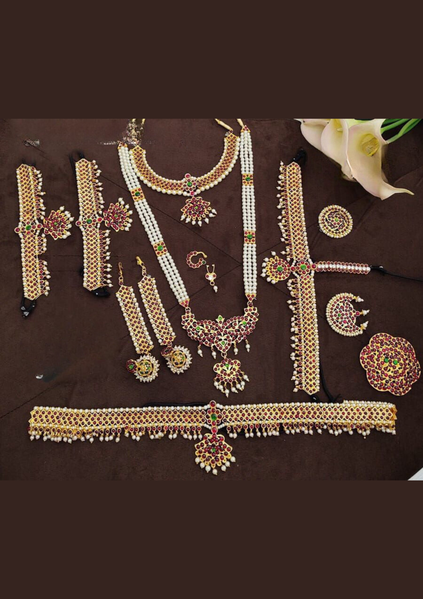 Kundan and beads dance sets