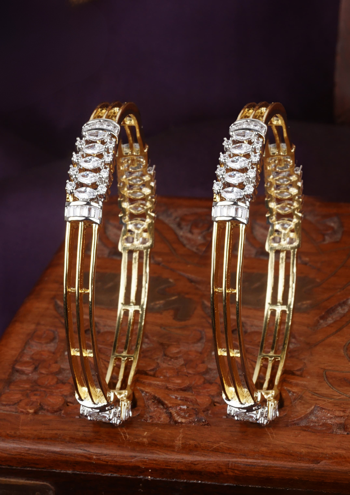 American diamond bangles