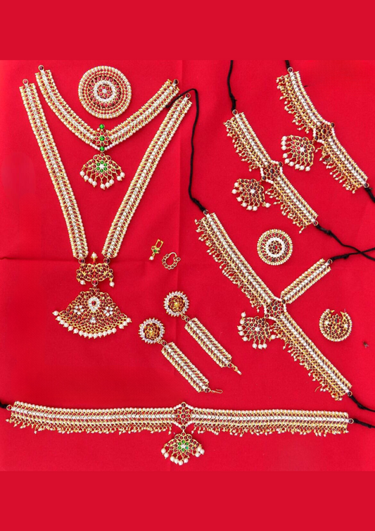 Kundan and beads dance sets