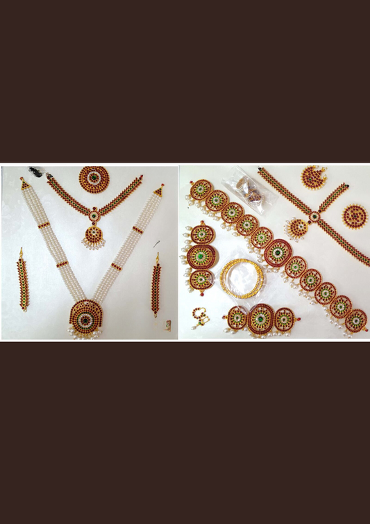 Kundan and beads dance sets